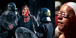 Anti-capitalist demonstration, London (1999) / Euro 2000, Eindohoven (2000)